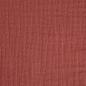 Preview: Musselin Double Gauze uni rosenholz